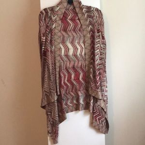 INC International Metallic  Shrug